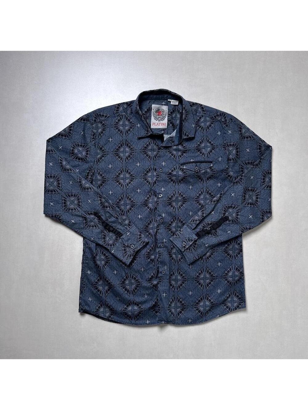 Y2K Platini 00s Grunge Long sleeve Button up grunge shirt